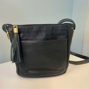 Vintage Navy Blue Travel Crossbody Bag
